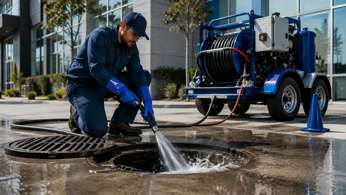 Commercial Hydro Jet Drain Cleaning in Mentone