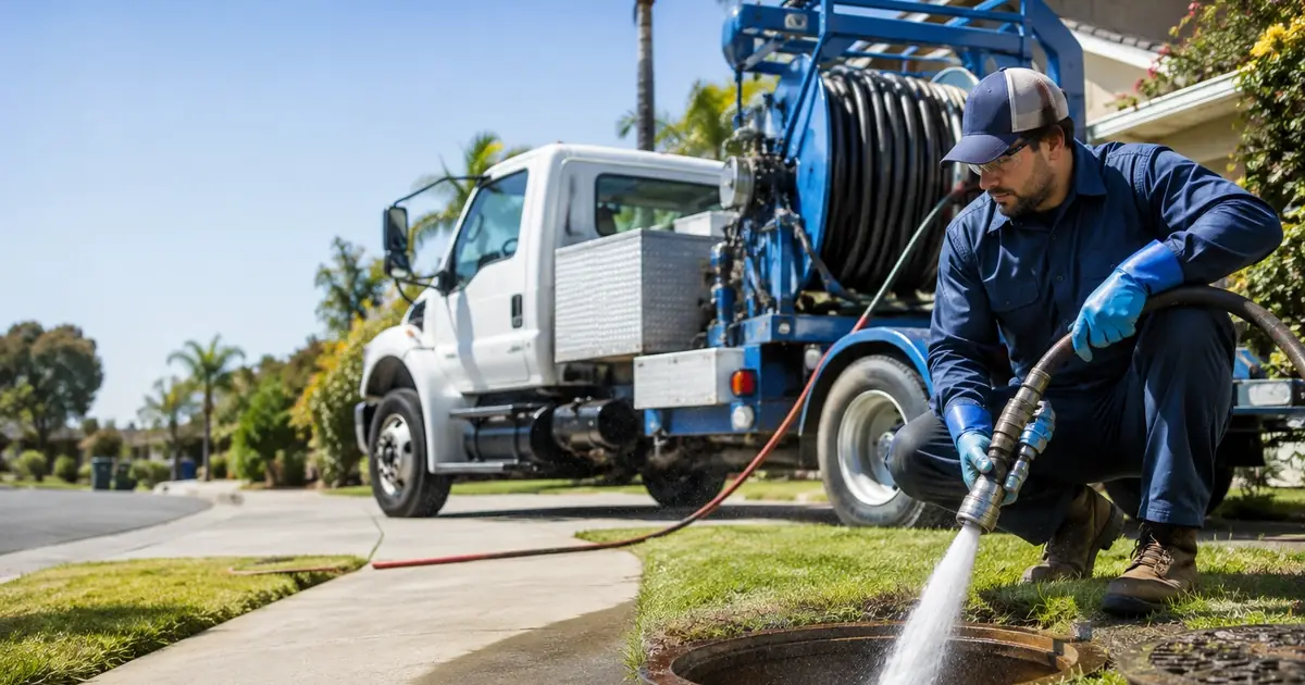 Hydro jet sewer cleaning Mentone