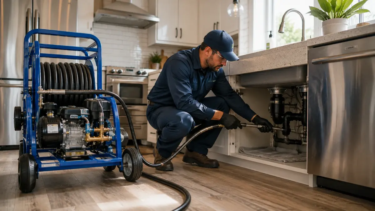 Kitchen Drain Hydro Jetting in Mentone