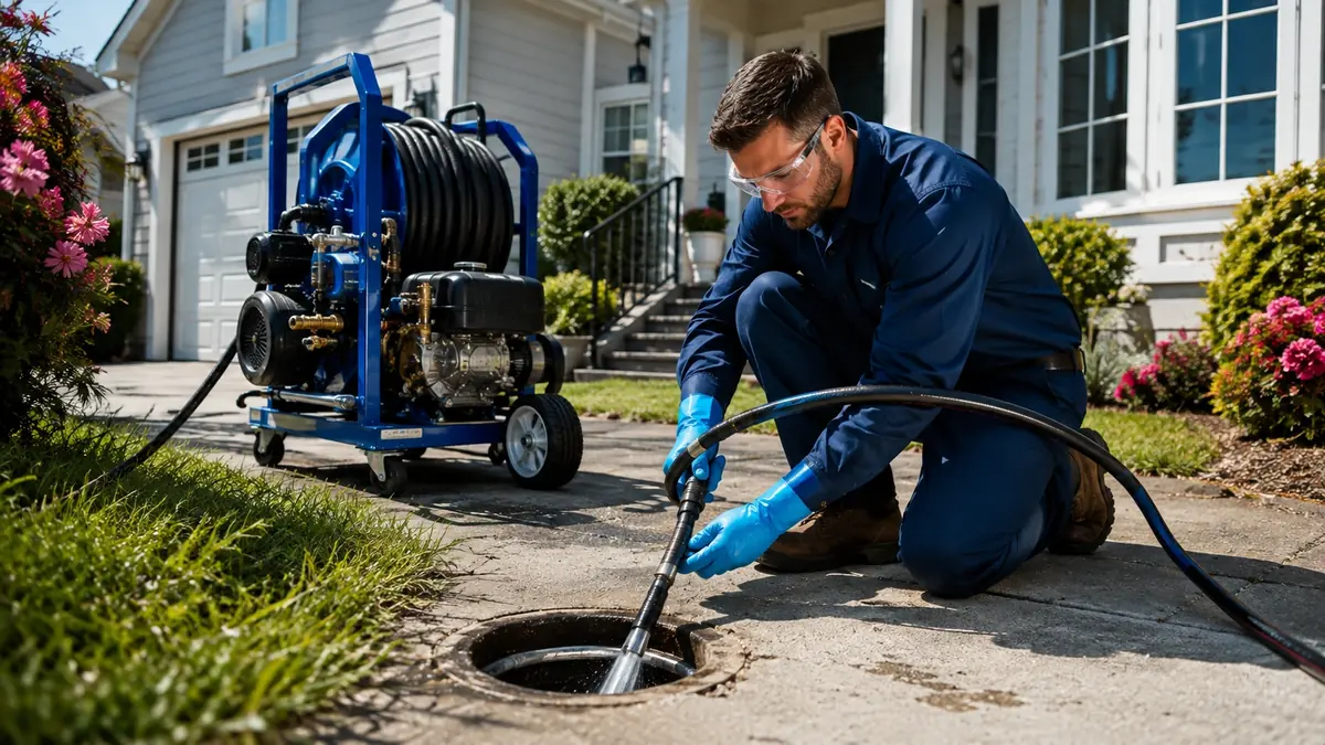 Residential Hydro Jet Drain Cleaning in Mentone